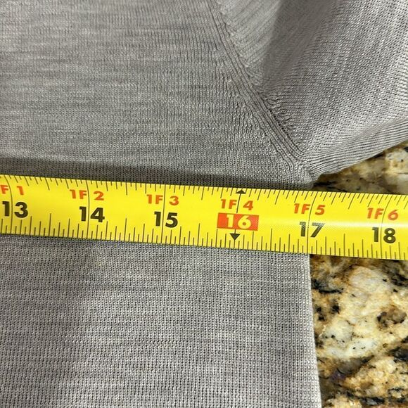 COS Beige Wool Zip Up Long Sleeve Tunic Sweater Size XS - Picture 8 of 9